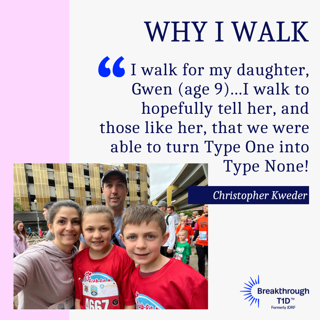 WHY I WALK: Christopher Kweder