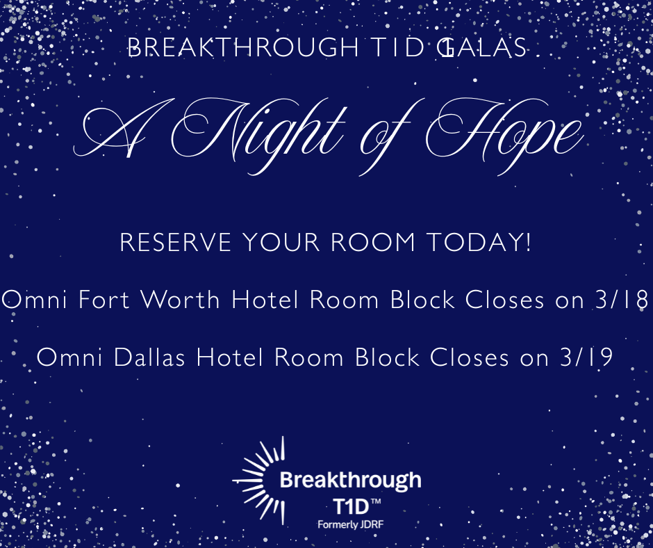 Reserve Your Room for the Dallas and Fort Worth Galas