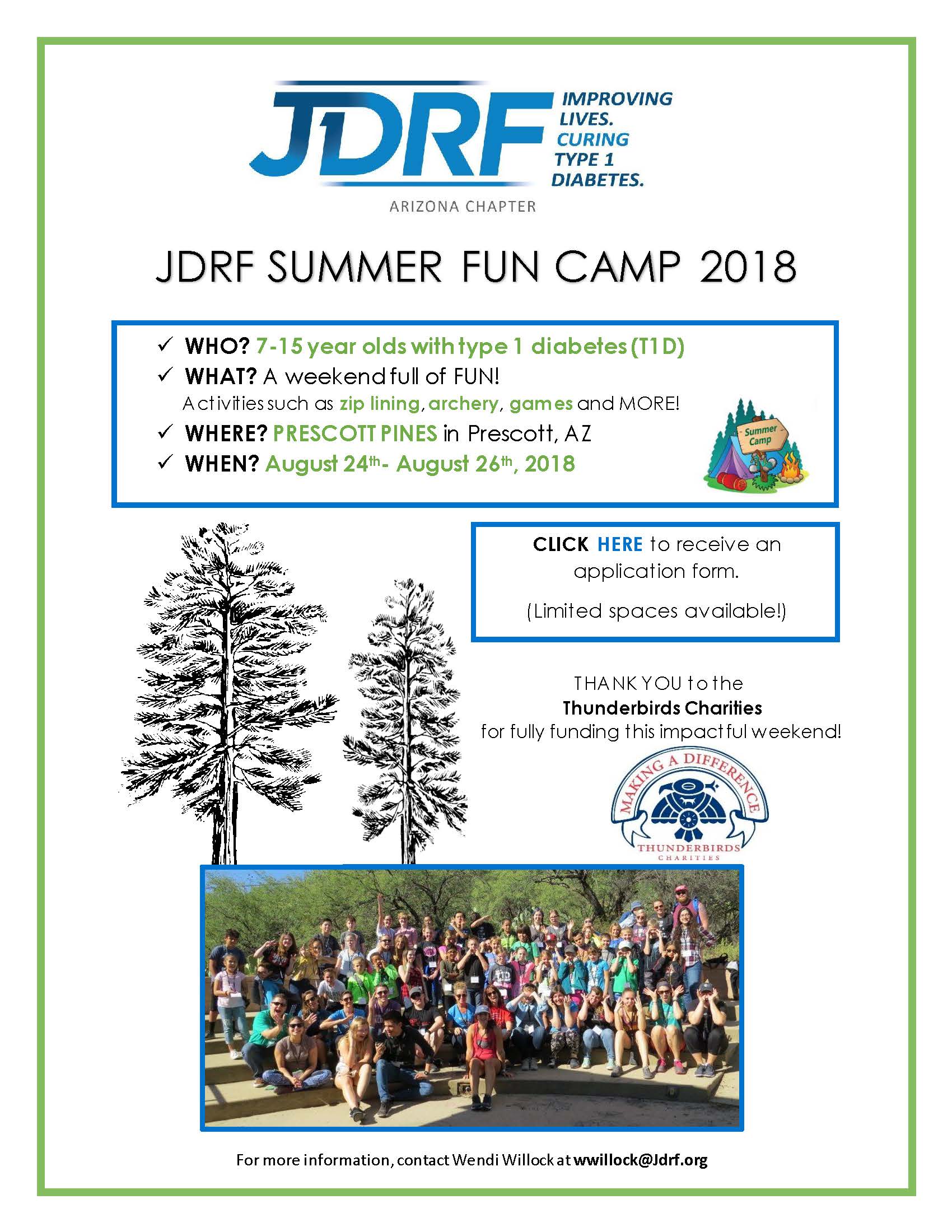Breakthrough T1D SUMMER FUN CAMP WEEKEND