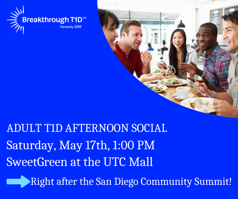 Adult T1D Afternoon Social