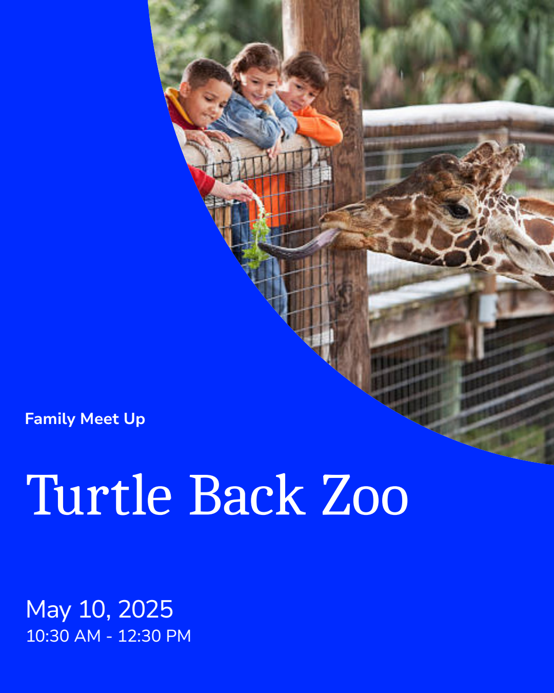 Family Meet Up at Turtle Back Zoo