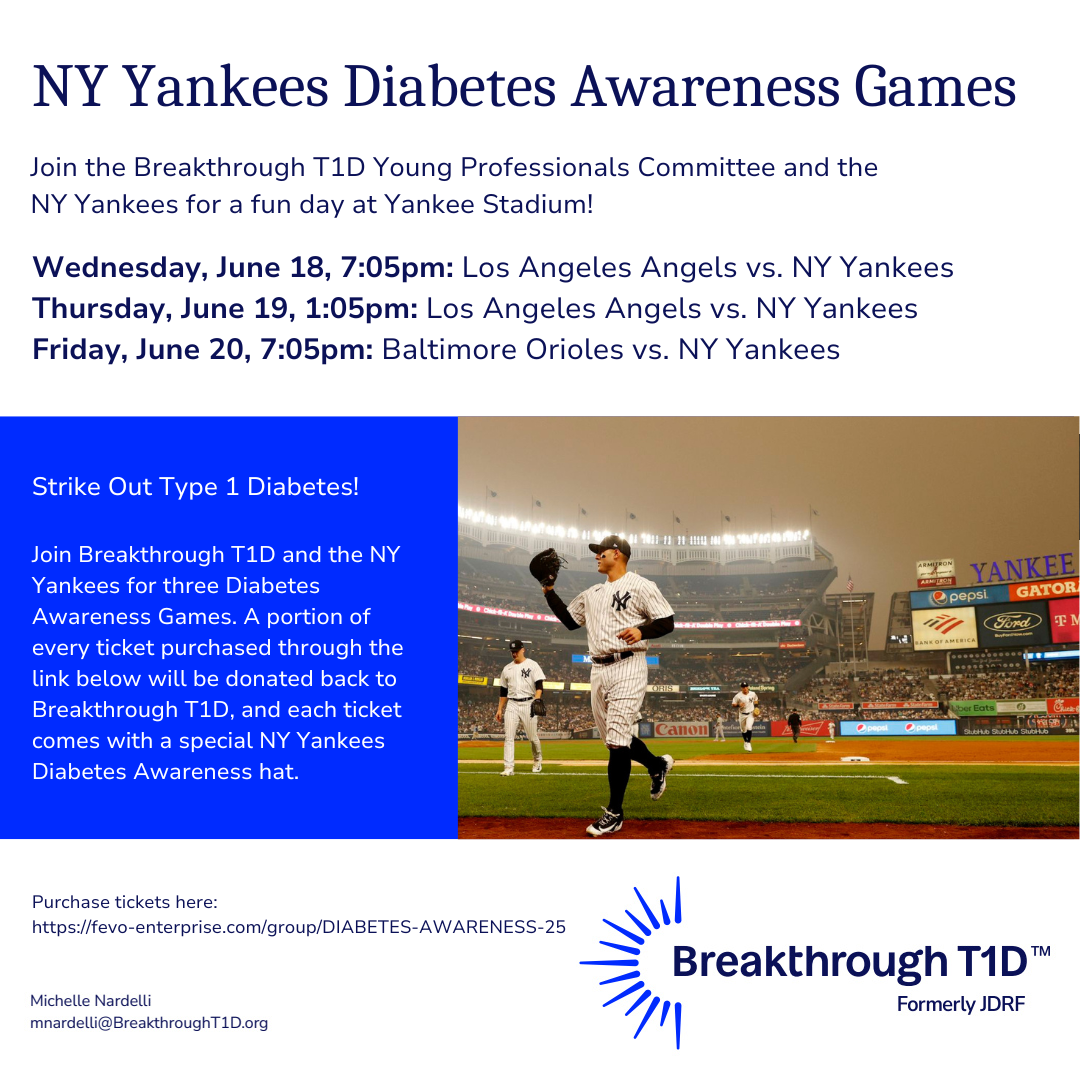 NY Yankees Diabetes Awareness Games