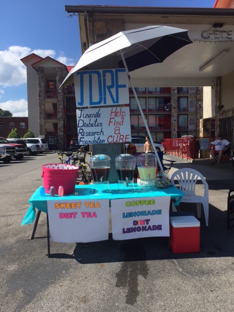 8 year old Gracie raises $1,500 for T1D research