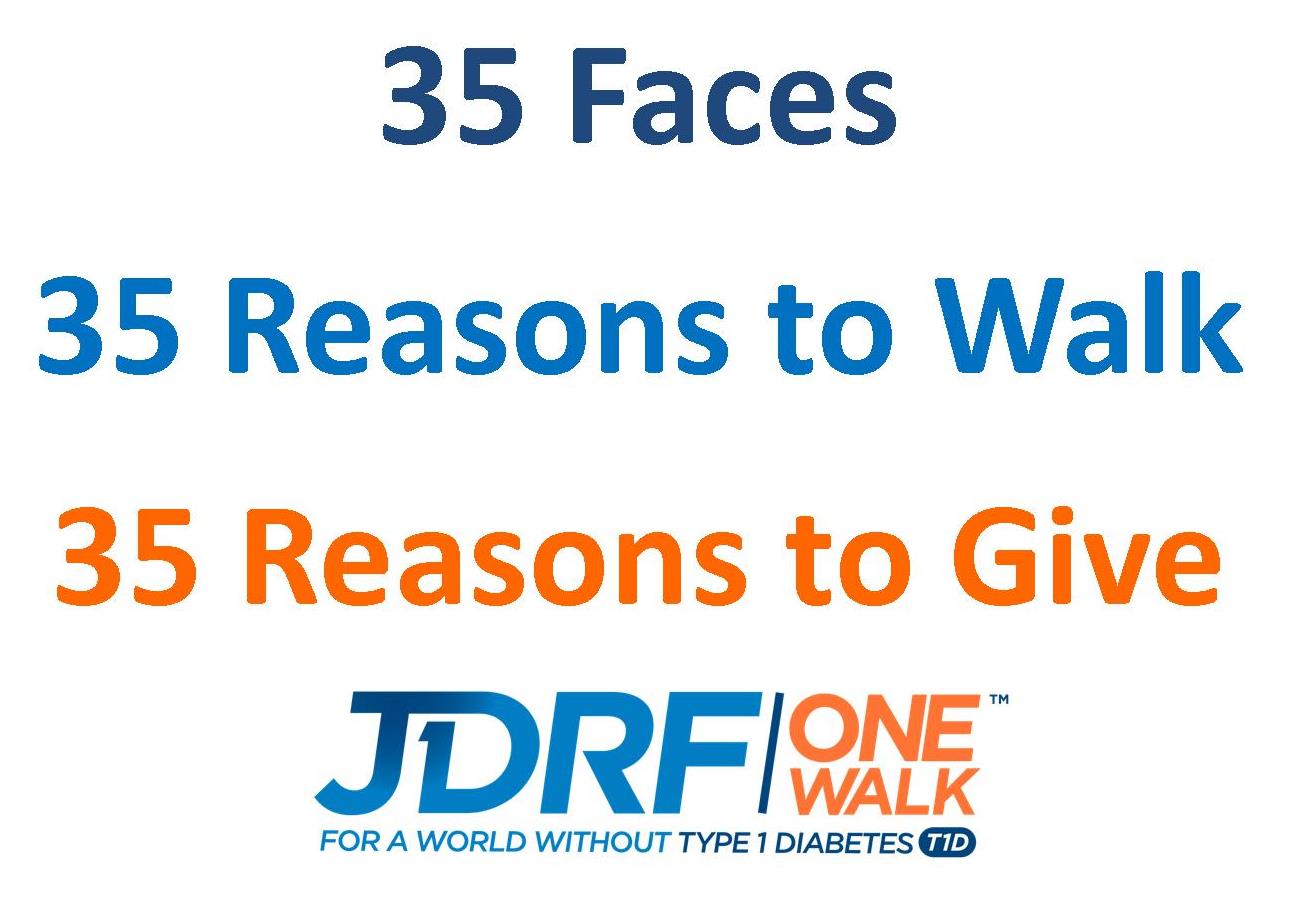 35 Faces, 35 Years of Walking, 35 Reasons to Give