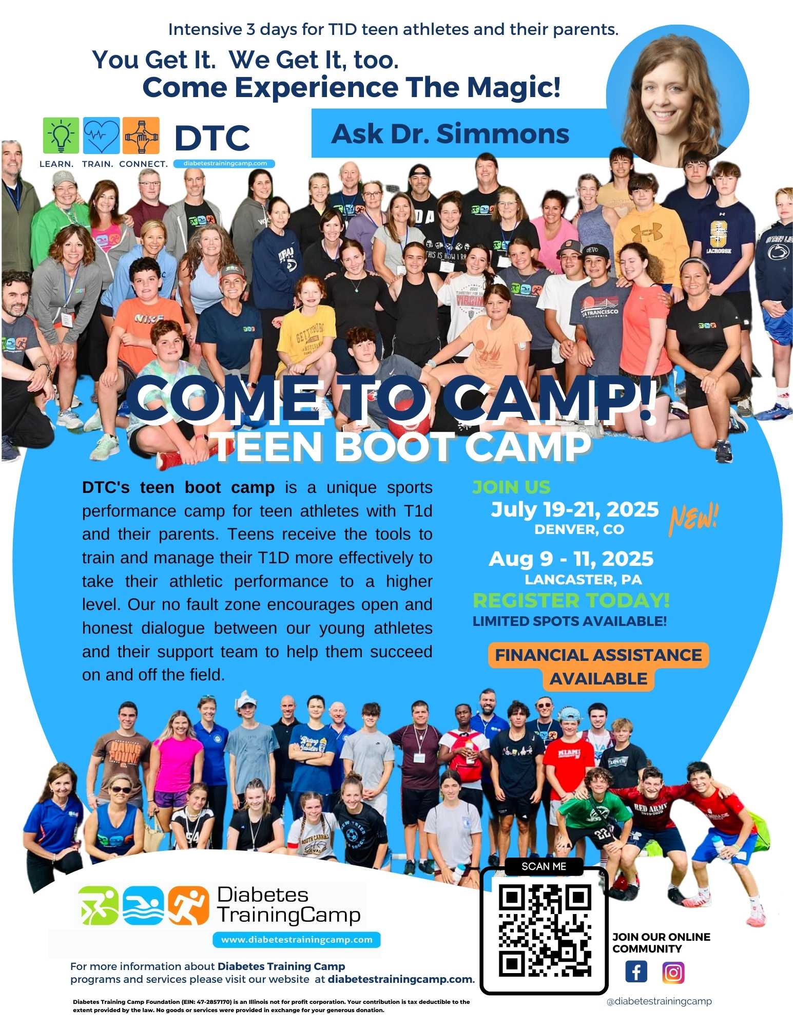 Diabetes Training Camp’s Teen Boot Camp