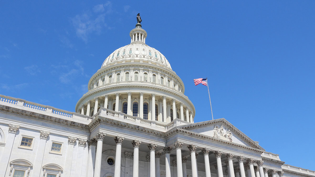 exterior of Capitol building in Washington, DC