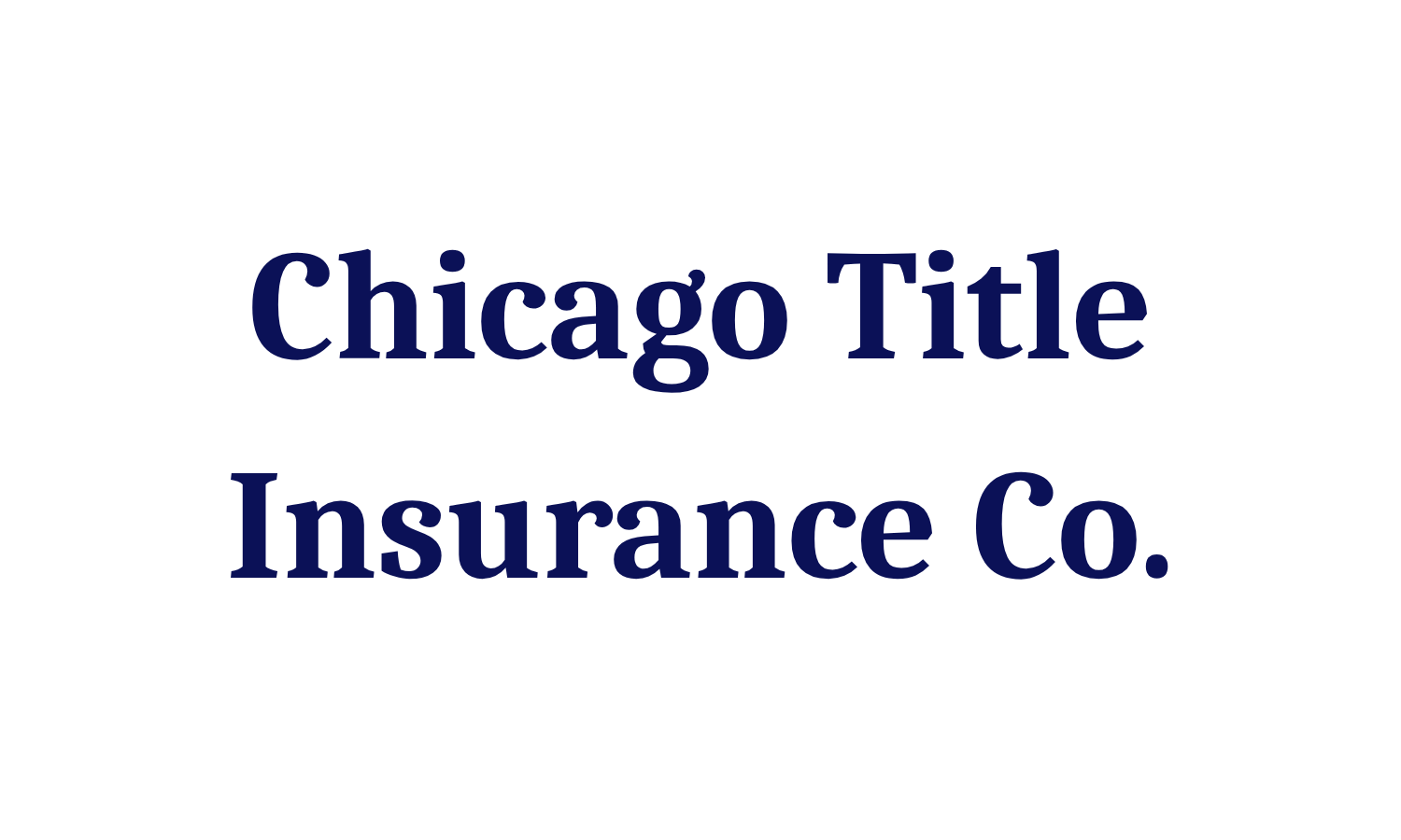 Chicago Title Insurance Co.