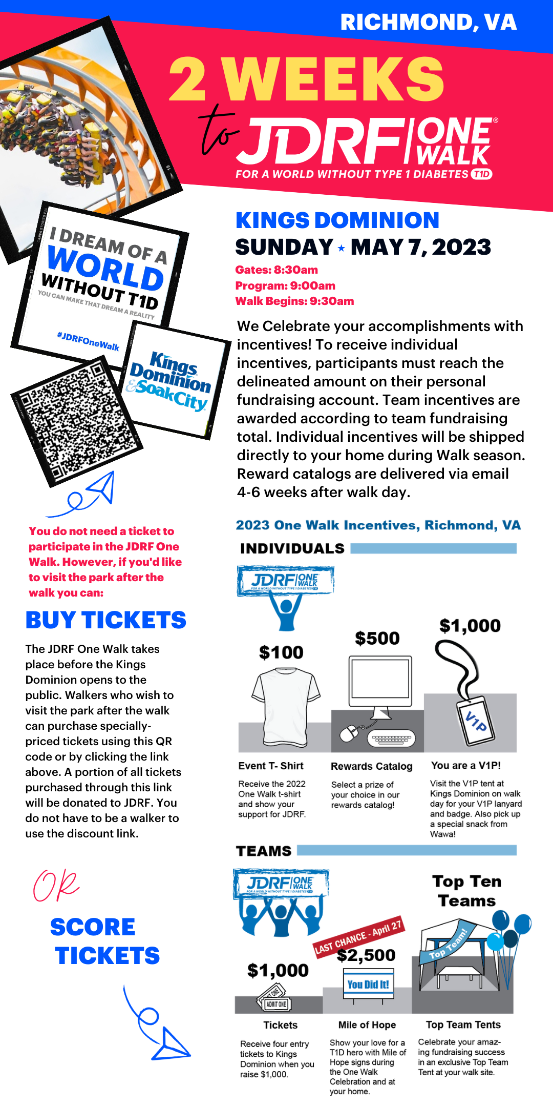 Breakthrough T1D Richmond One Walk