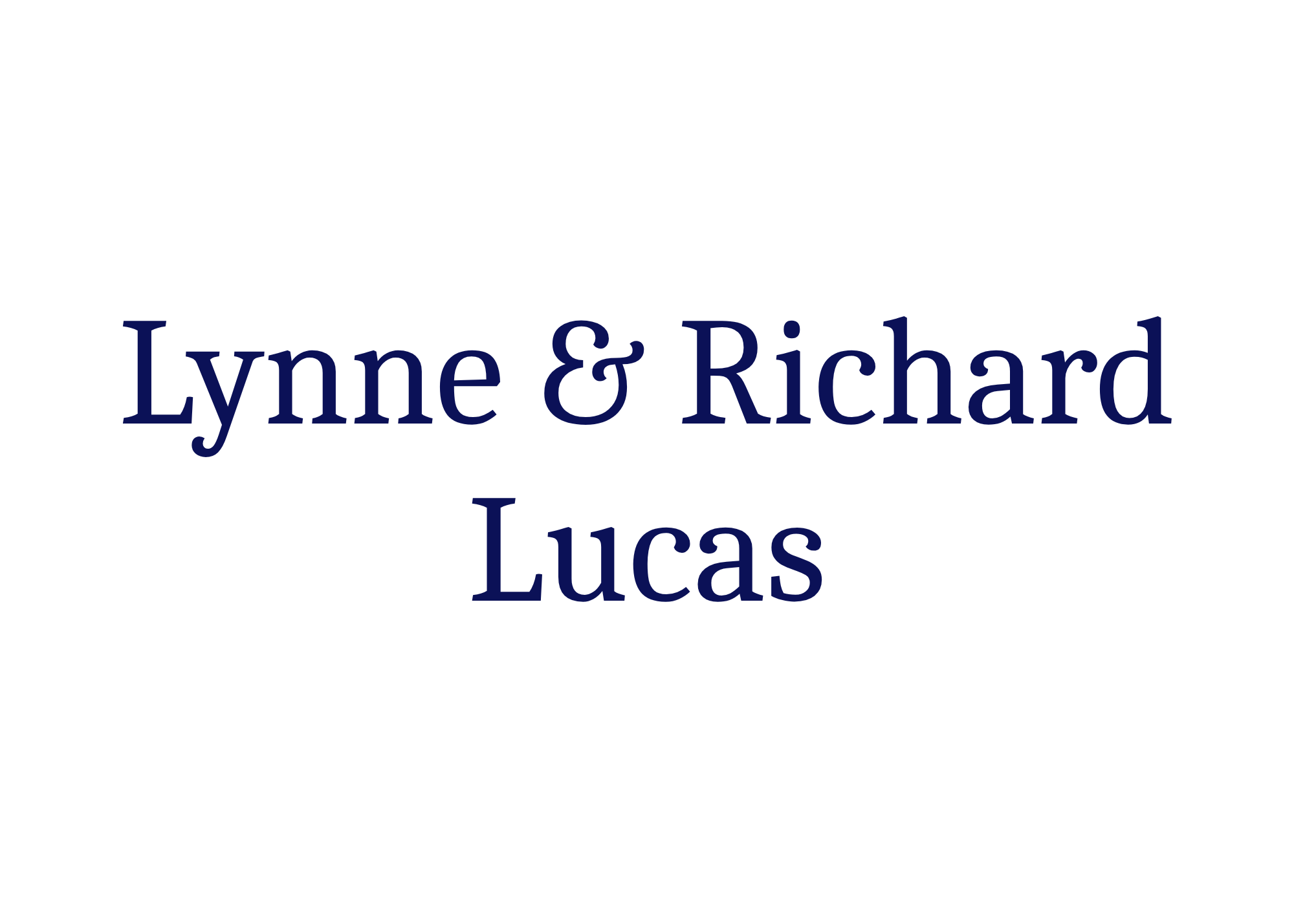 Lynne & Richard Lucas
