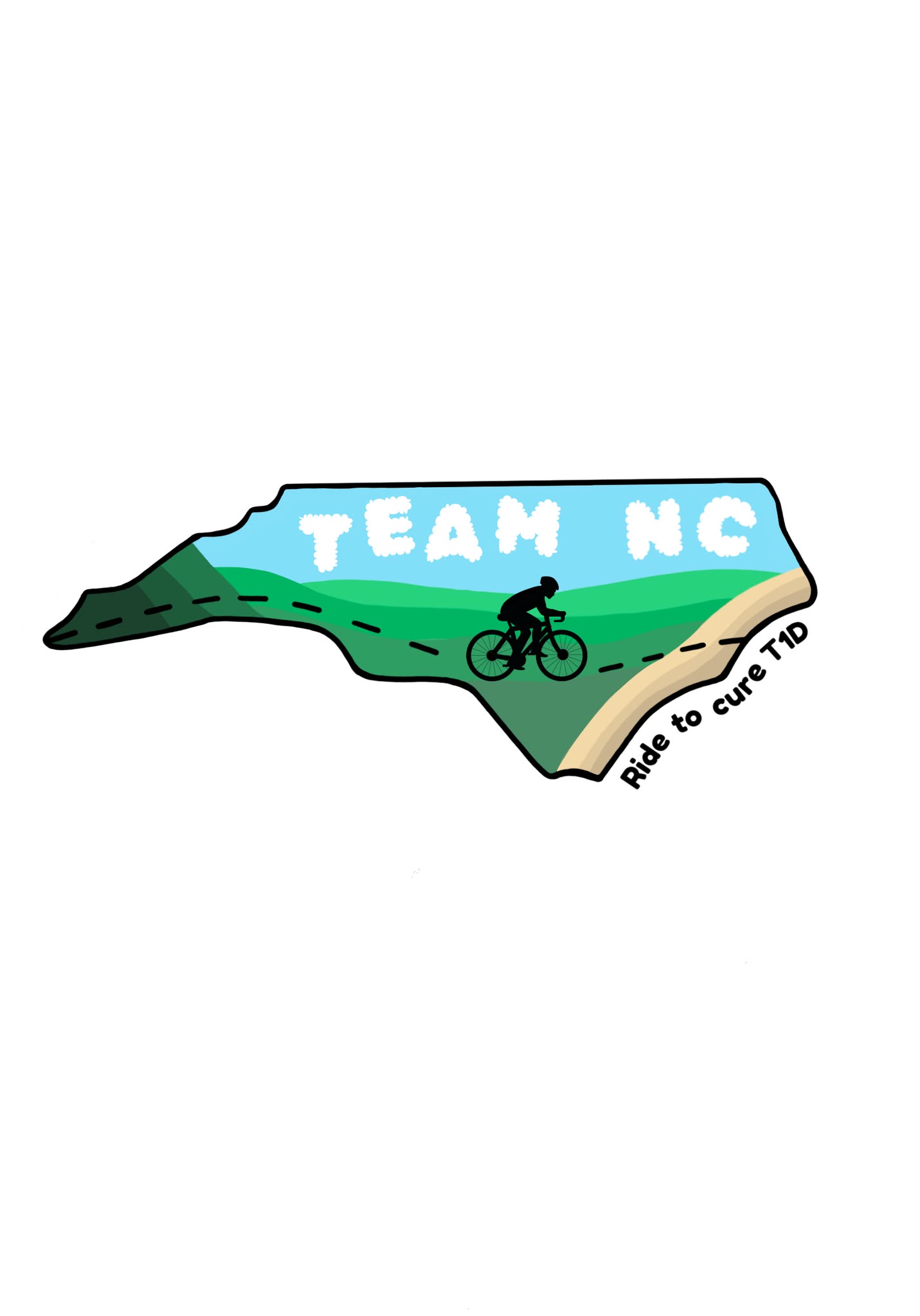 Breakthrough T1D Team NC Ride Logo
