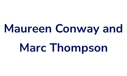 Maureen Conway and Marc Thompson