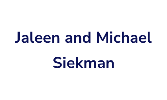 Jaleen and Michael Siekman