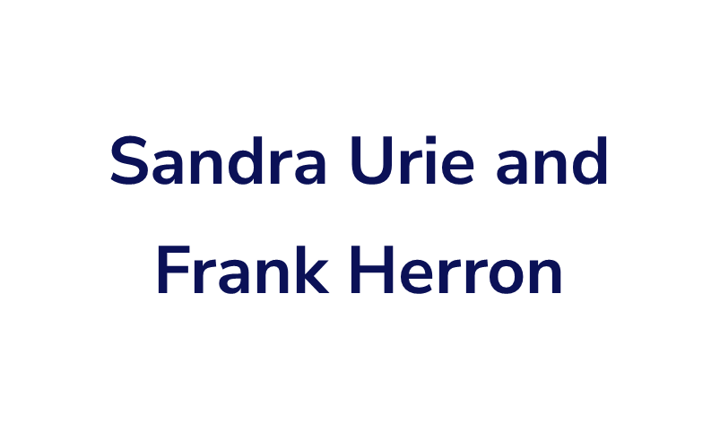 Sandra Urie and Frank Herron