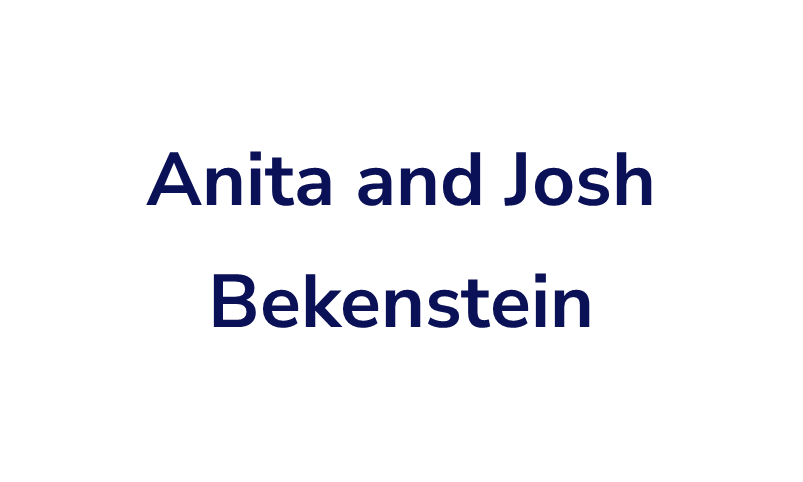 Anita and Josh Bekenstein
