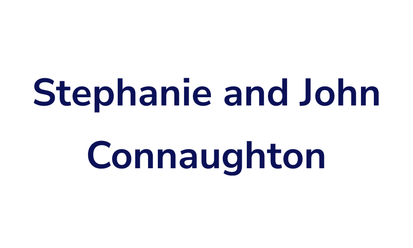 Stephanie and John Connaughton