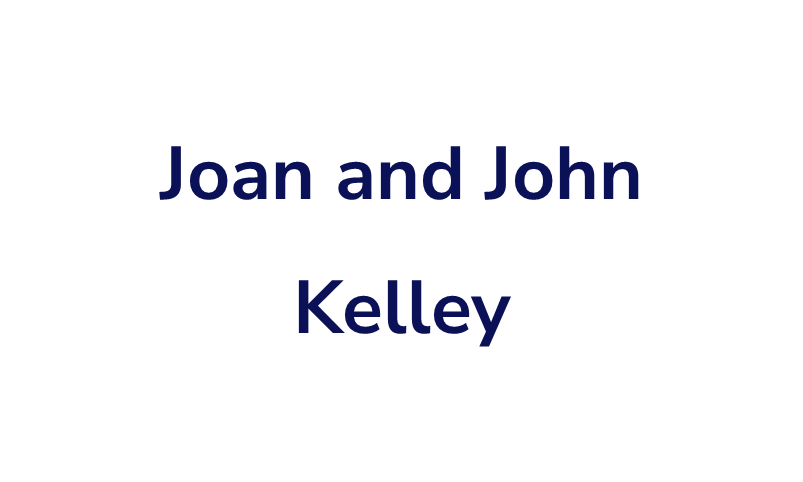 Joan and John Kelley