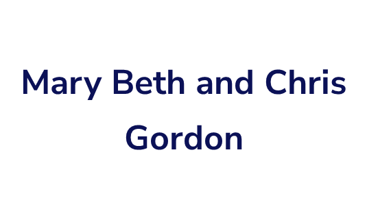 Mary Beth and Chris Gordon