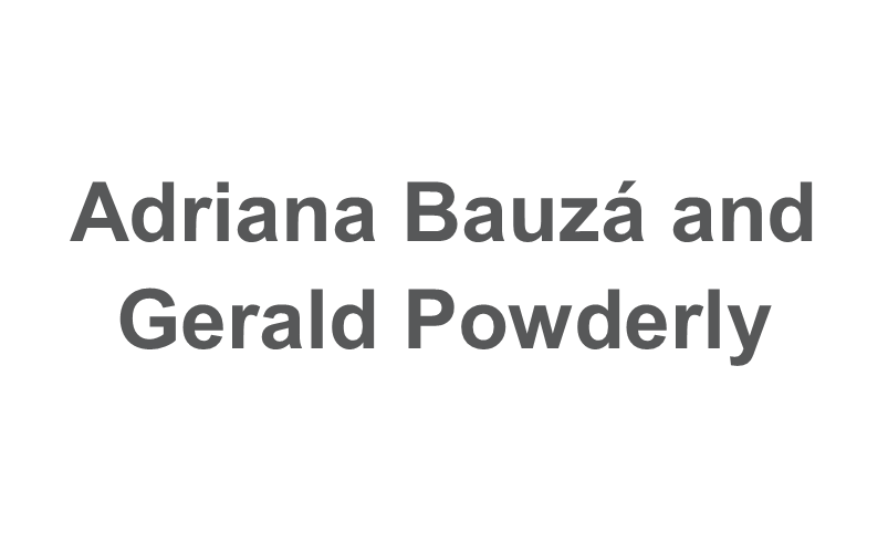 Adriana Bauzá and Gerald Powderly