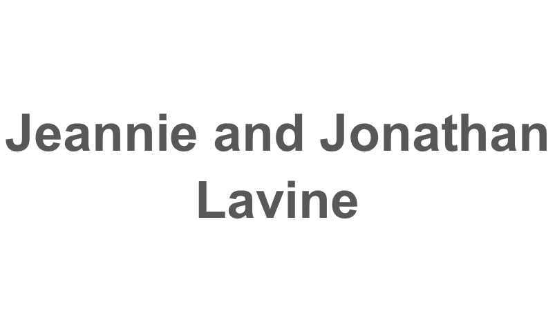 Jeannie and Jonathan Lavine