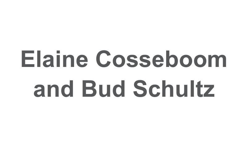 Elaine Cosseboom and Bud Schultz