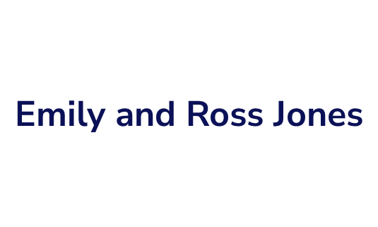 Emily and Ross Jones
