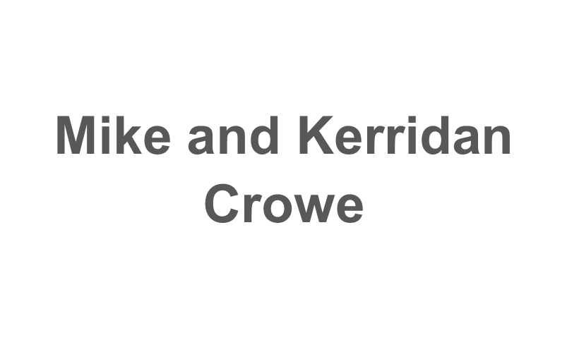Mike and Kerridan Crowe
