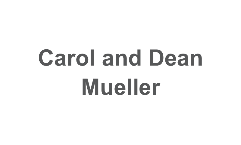 Carol and Dean Mueller