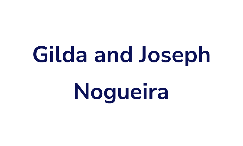 Gilda and Joseph Nogueira