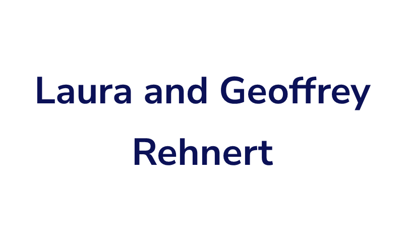 Laura and Geoffrey Rehnert