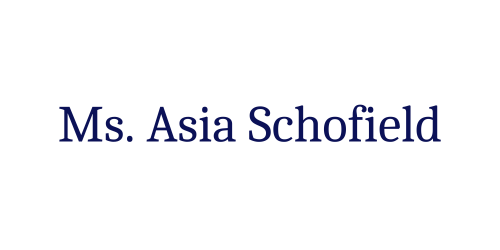 Ms. Asia Schofield