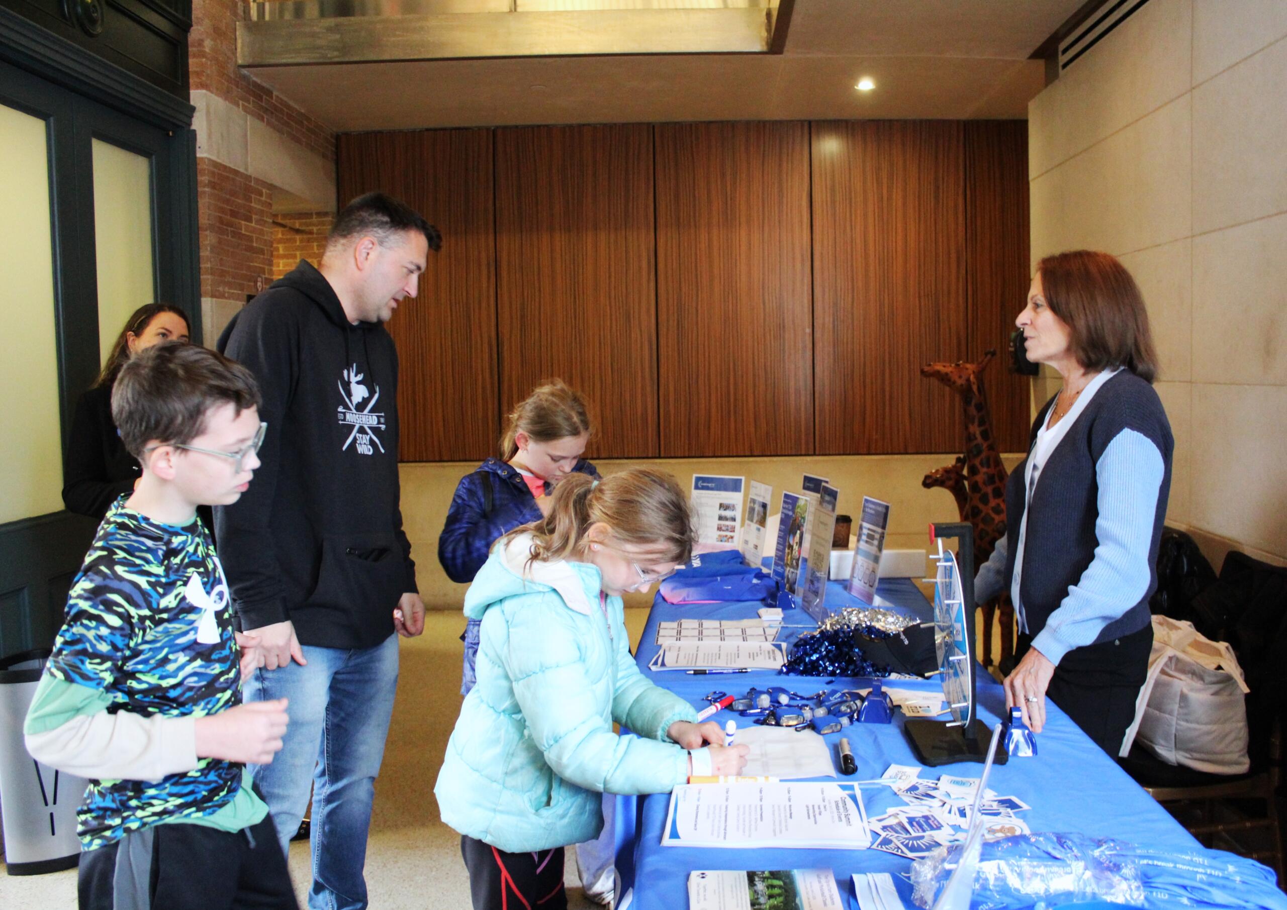 Bronx Zoo- Registration Table