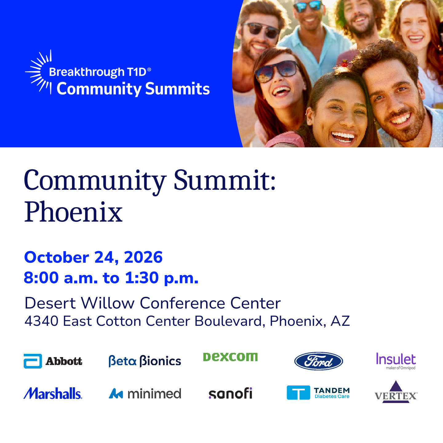 Breakthrough T1D Community Summit: Phoenix