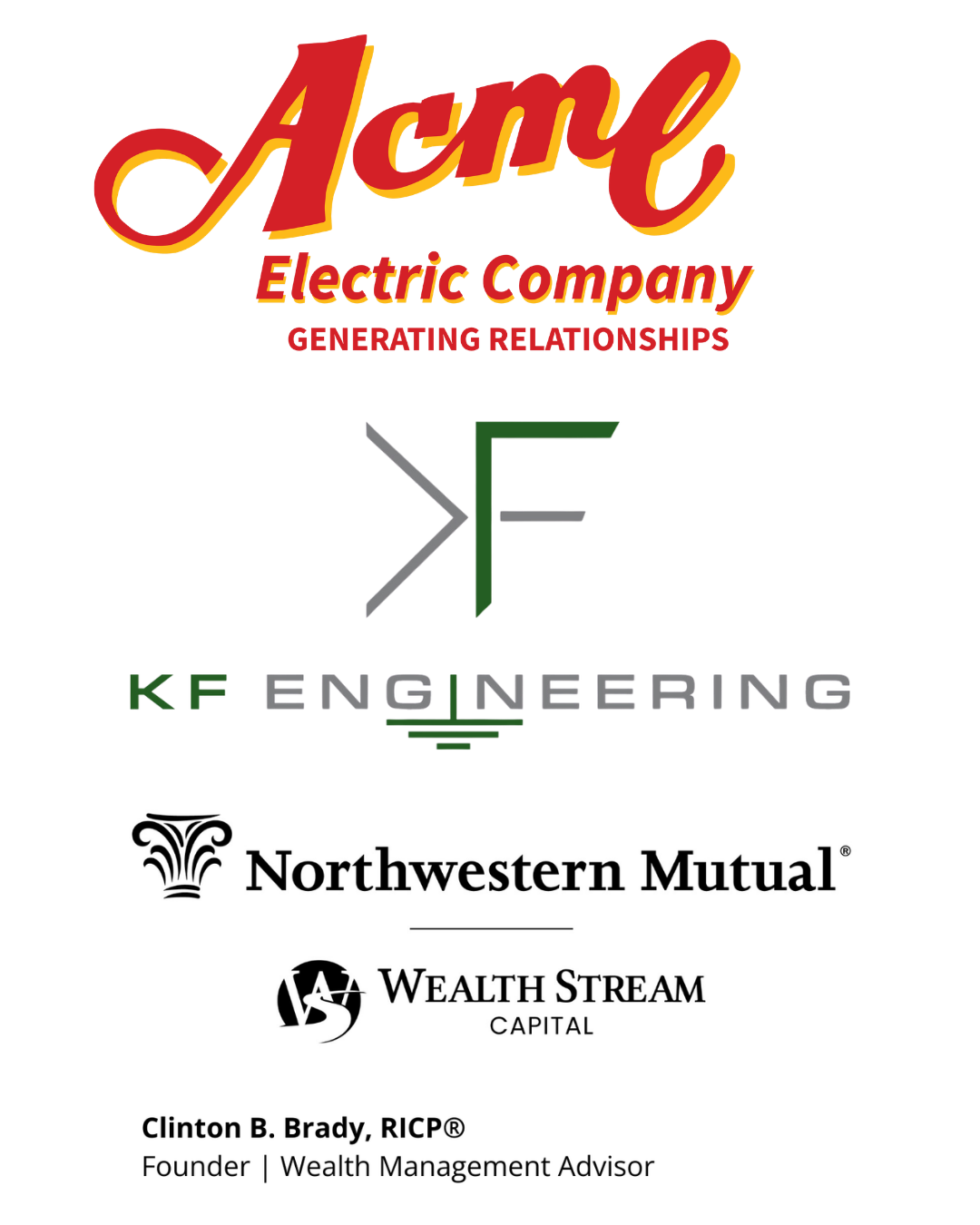Acme, KF, Wealthstream