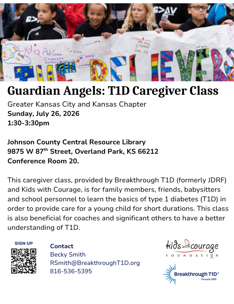 Guardian Angel T1D Caregiver Class