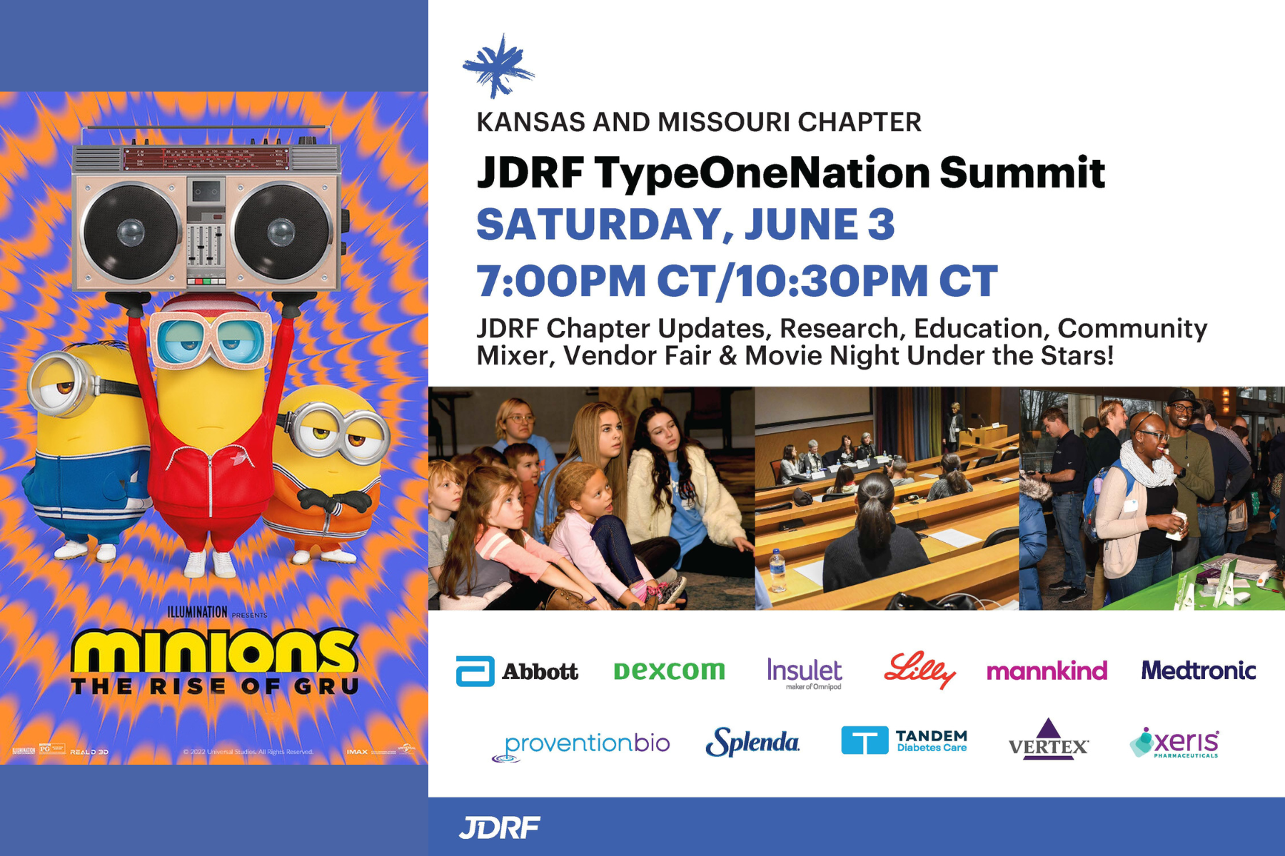 Join us for the 2023 TypeOneNation Summit – Family Movie Night!