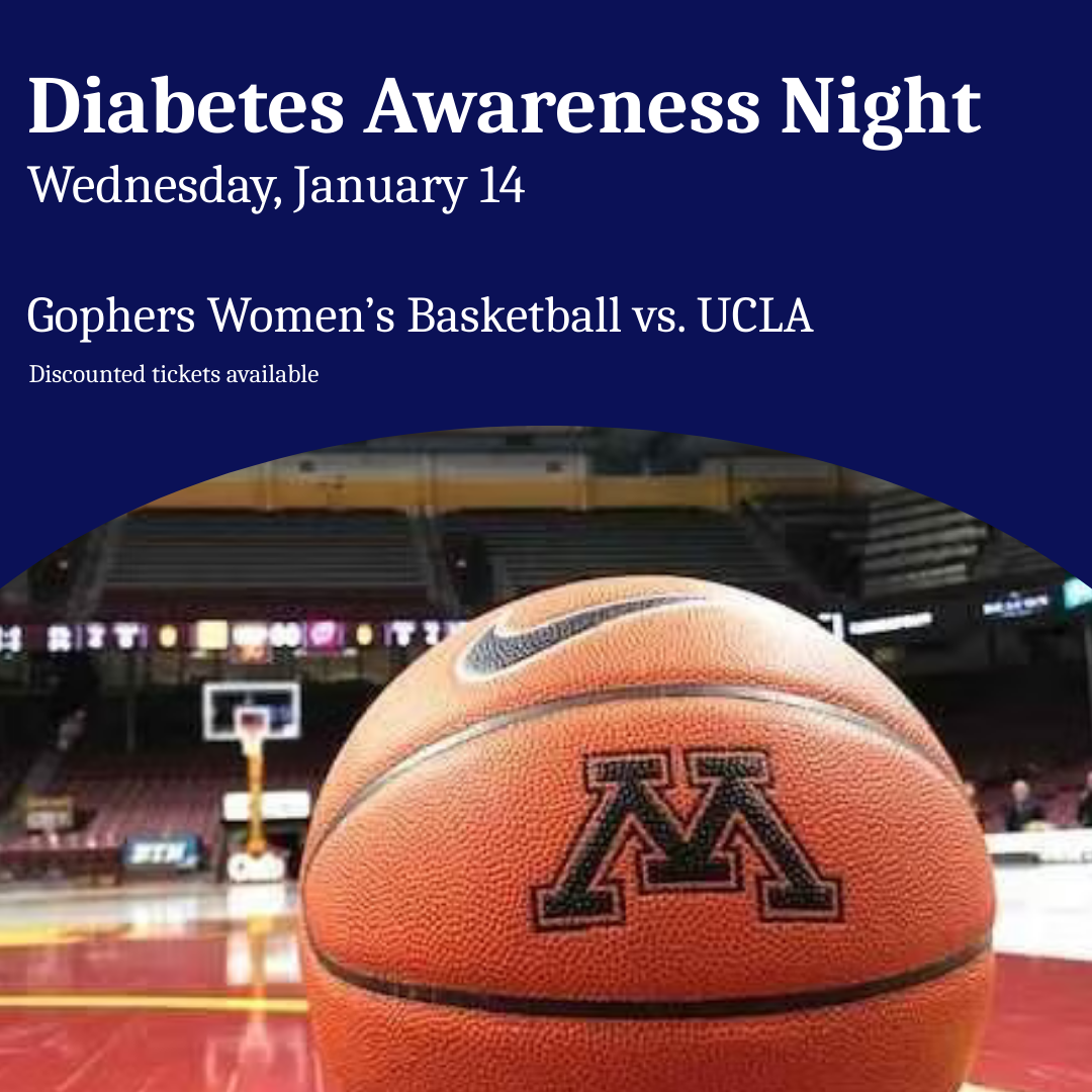 Diabetes Awareness Night @ Women’s Gophers Basketball Game