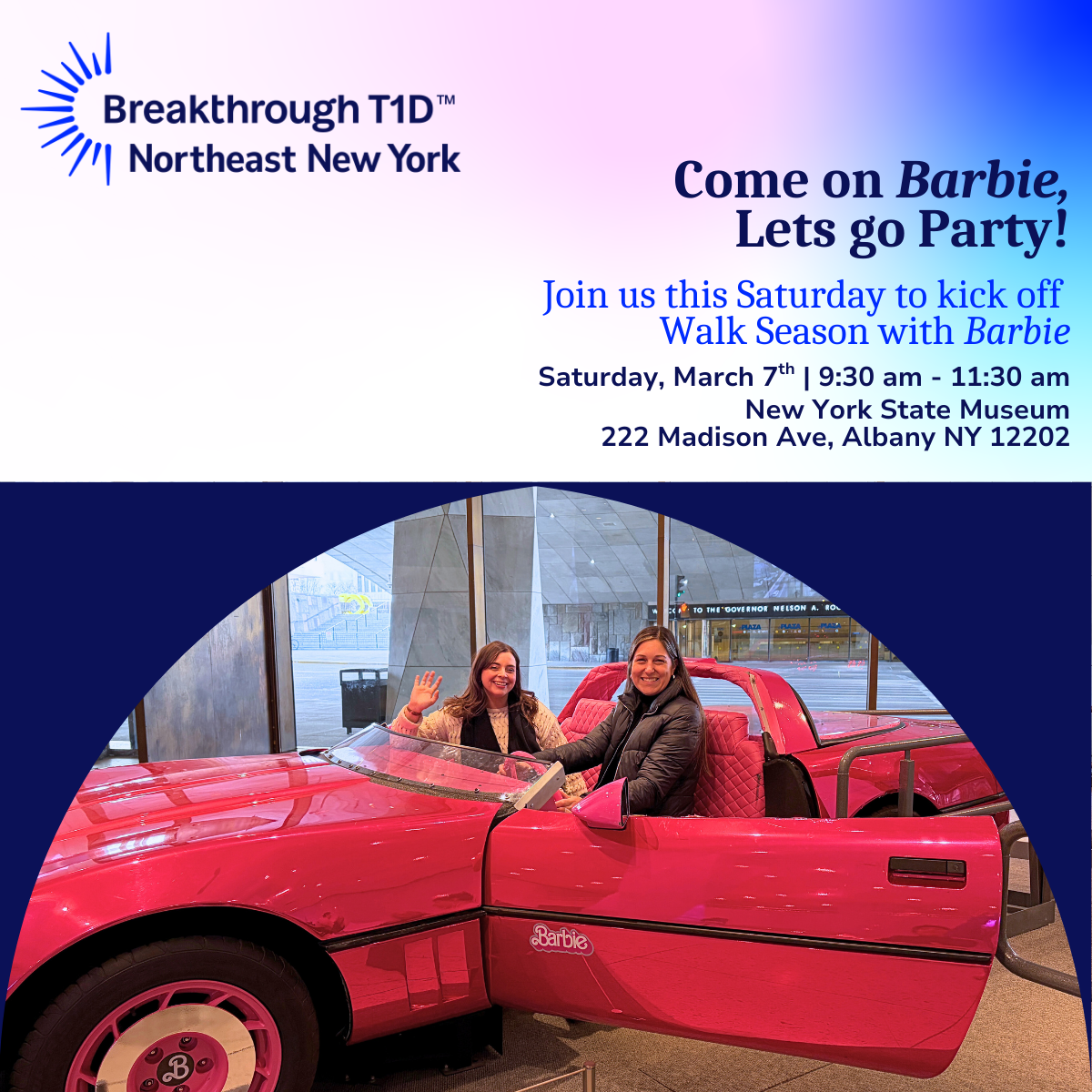 Breakthrough T1D Walk & Barbie: The Making of an Icon Party