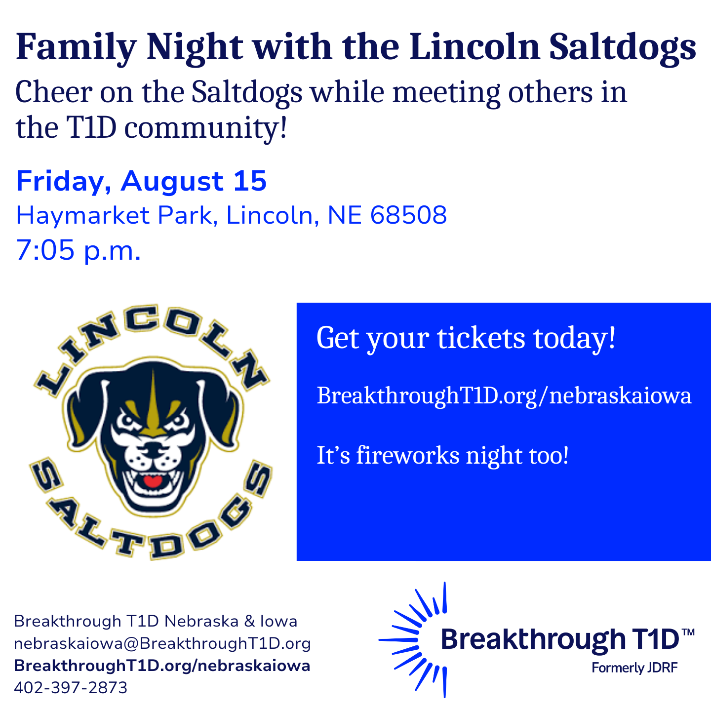 Family Night with the Lincoln Saltdogs