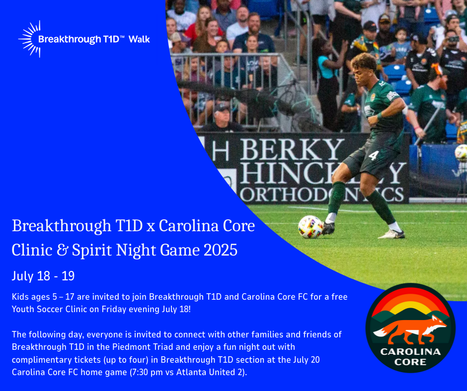 Breakthrough T1D x Carolina Core Clinic