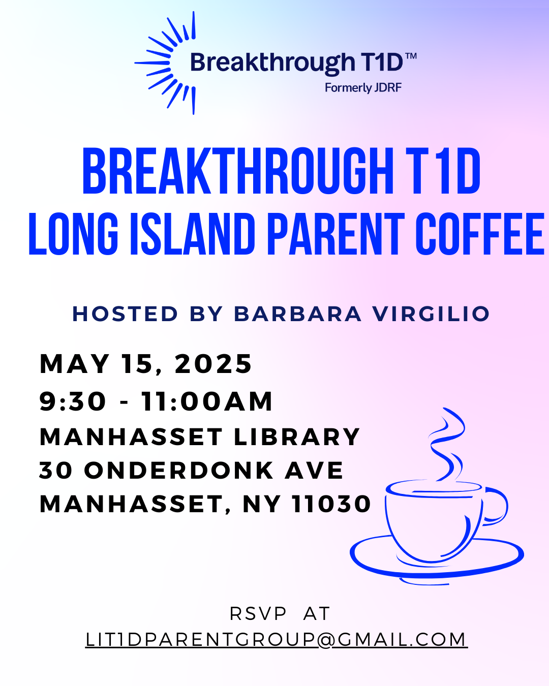 May Parent Coffee – Long Island
