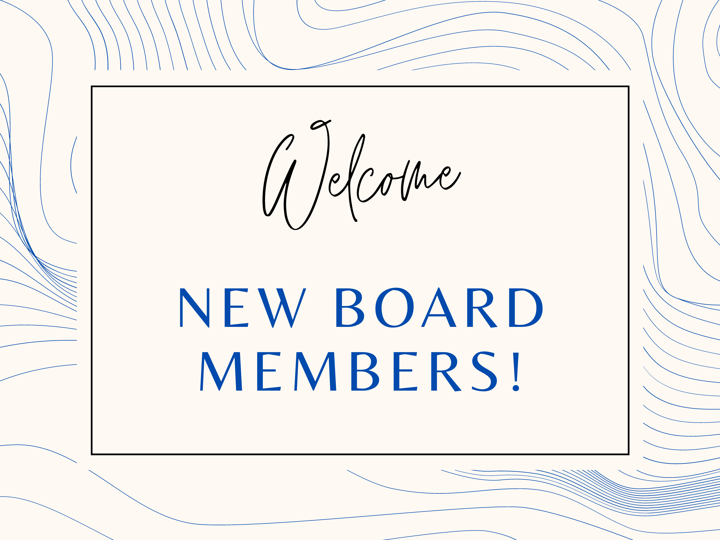Welcome Newly-Elected Community Board Members!
