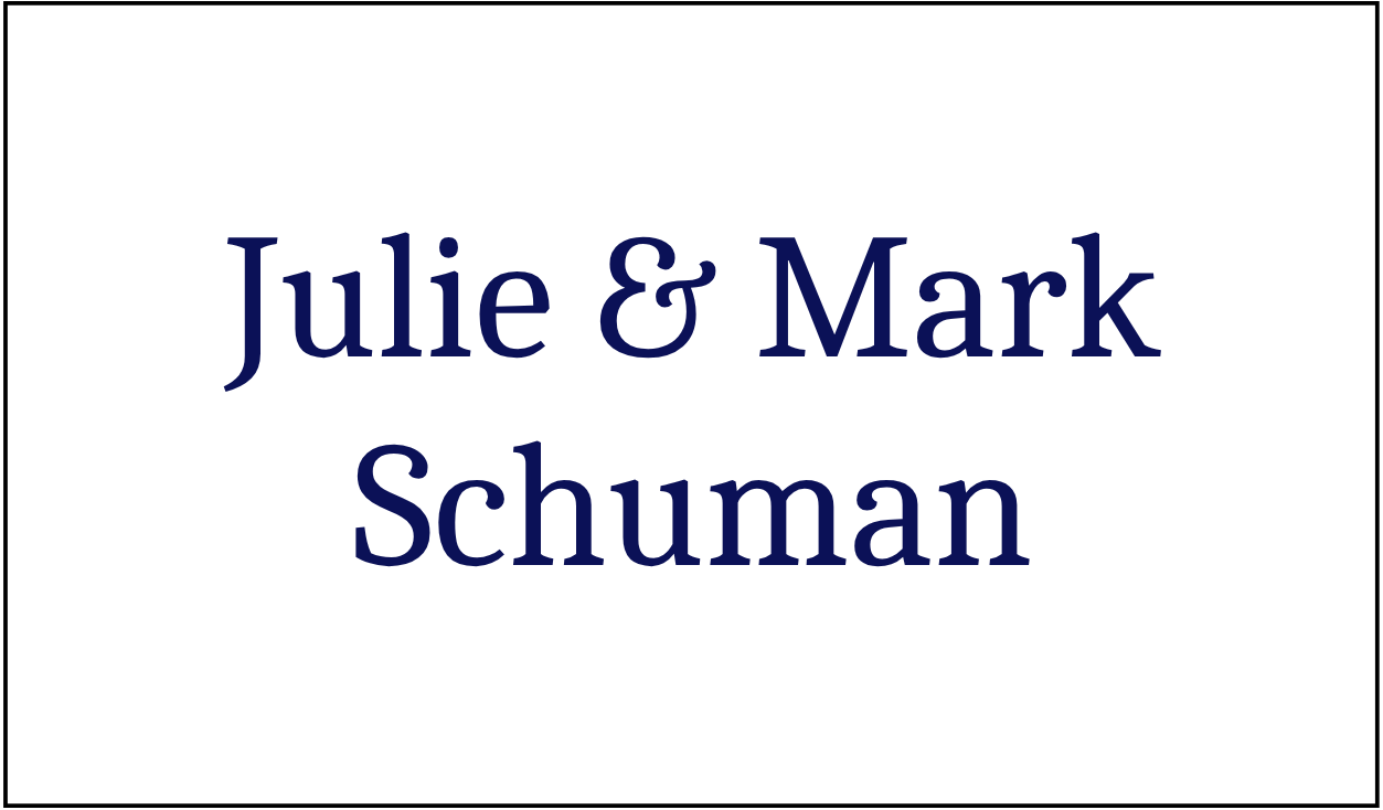 Julie & Mark Schuman