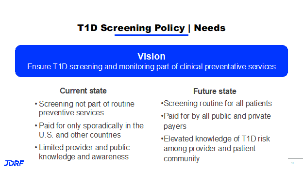 T1D Screening Policy