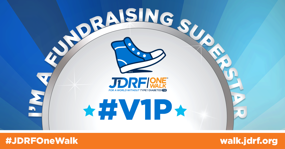 Let’s Make Some Noise for Our Breakthrough T1D One Walk V1Ps!