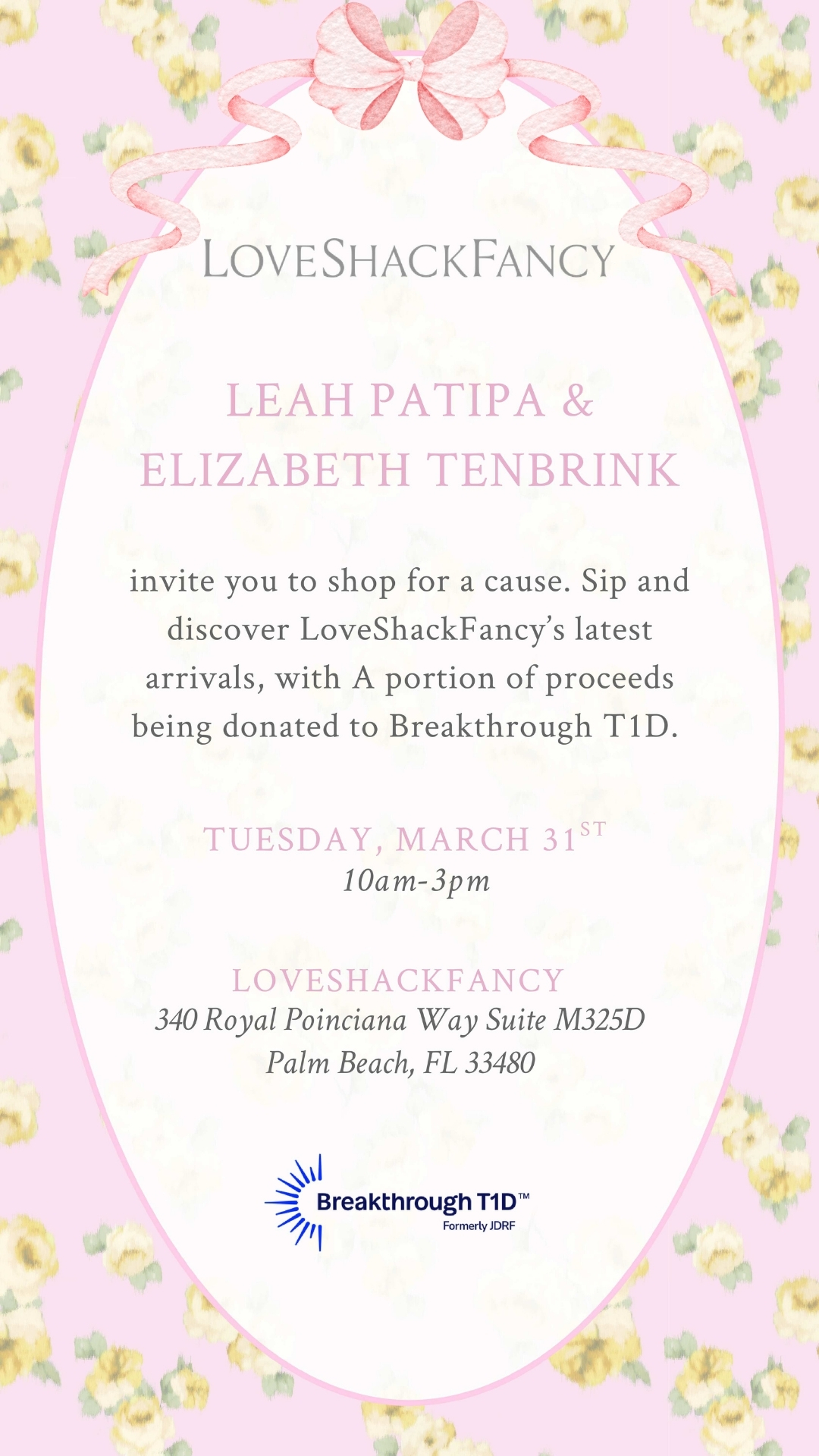 LoveShackFancy Sip & Shop