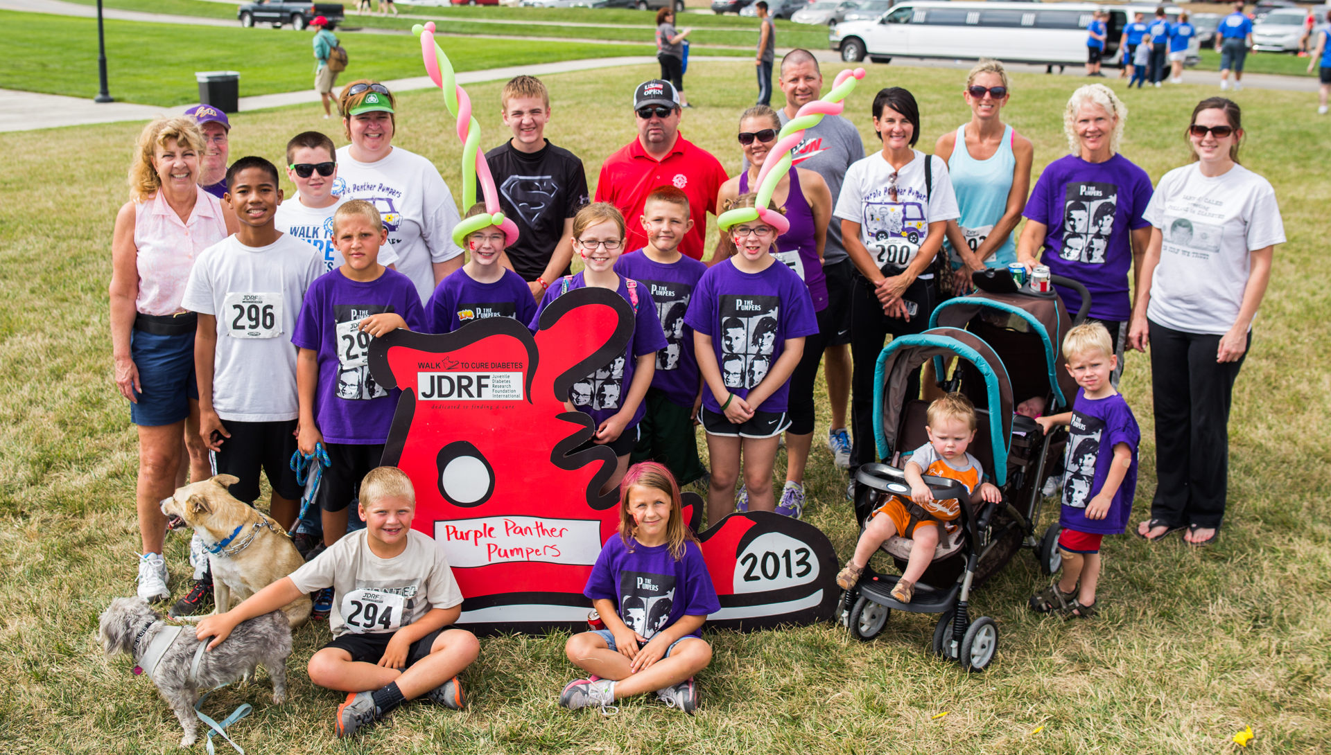 Family Walk Team Highlight: Purple Panther Pumpers