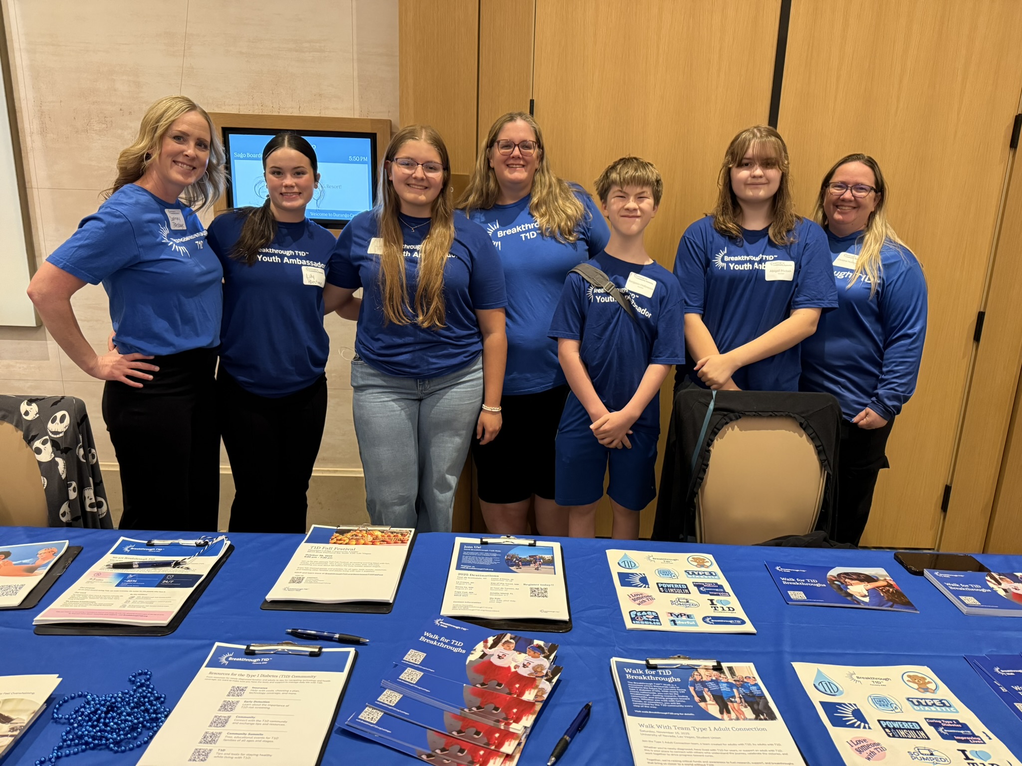 Volunteers at September 2025 Breakthrough T1D Community Summit