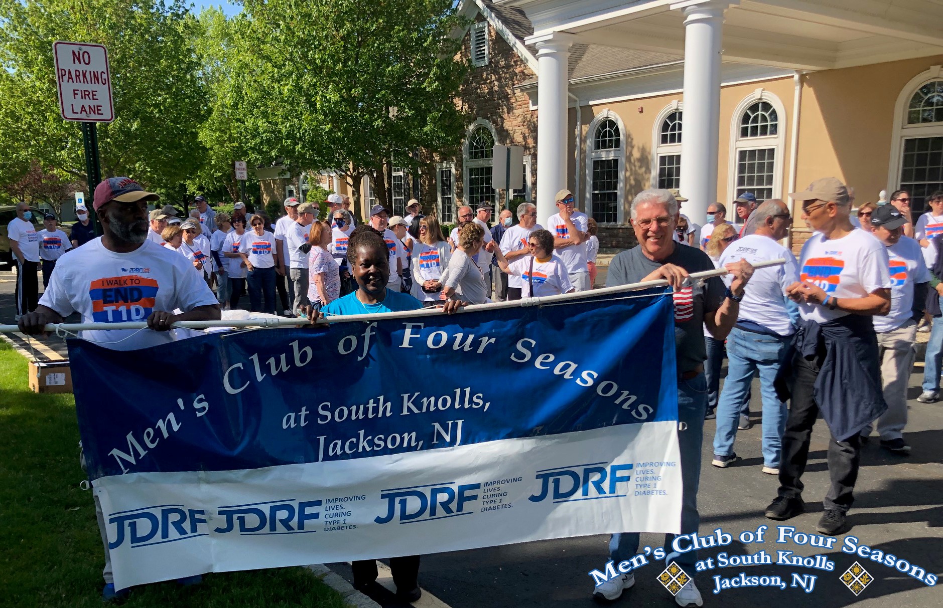 Local Men’s Club Walks to Support Breakthrough T1D!
