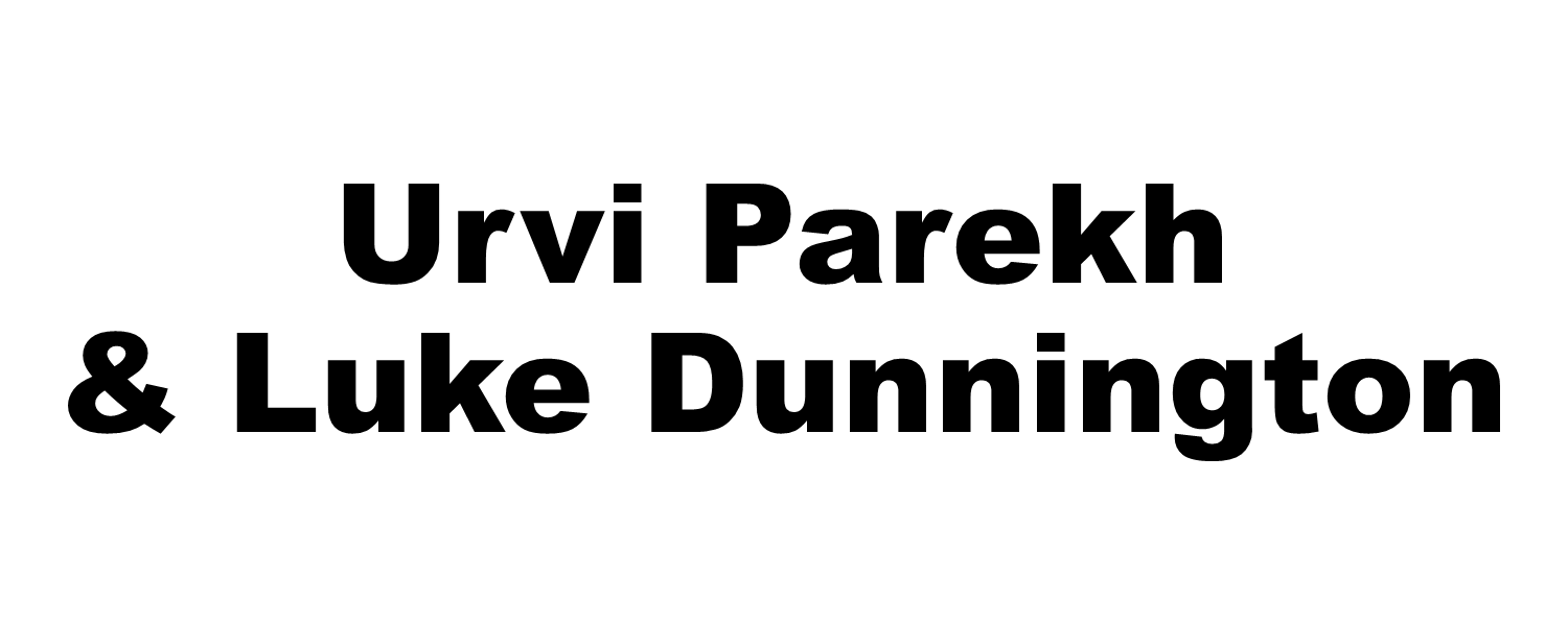 Urvi Parekh & Luke Dunnington