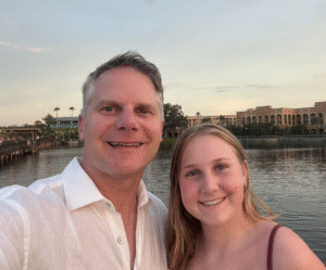 Josh Larson with daughter Reese
